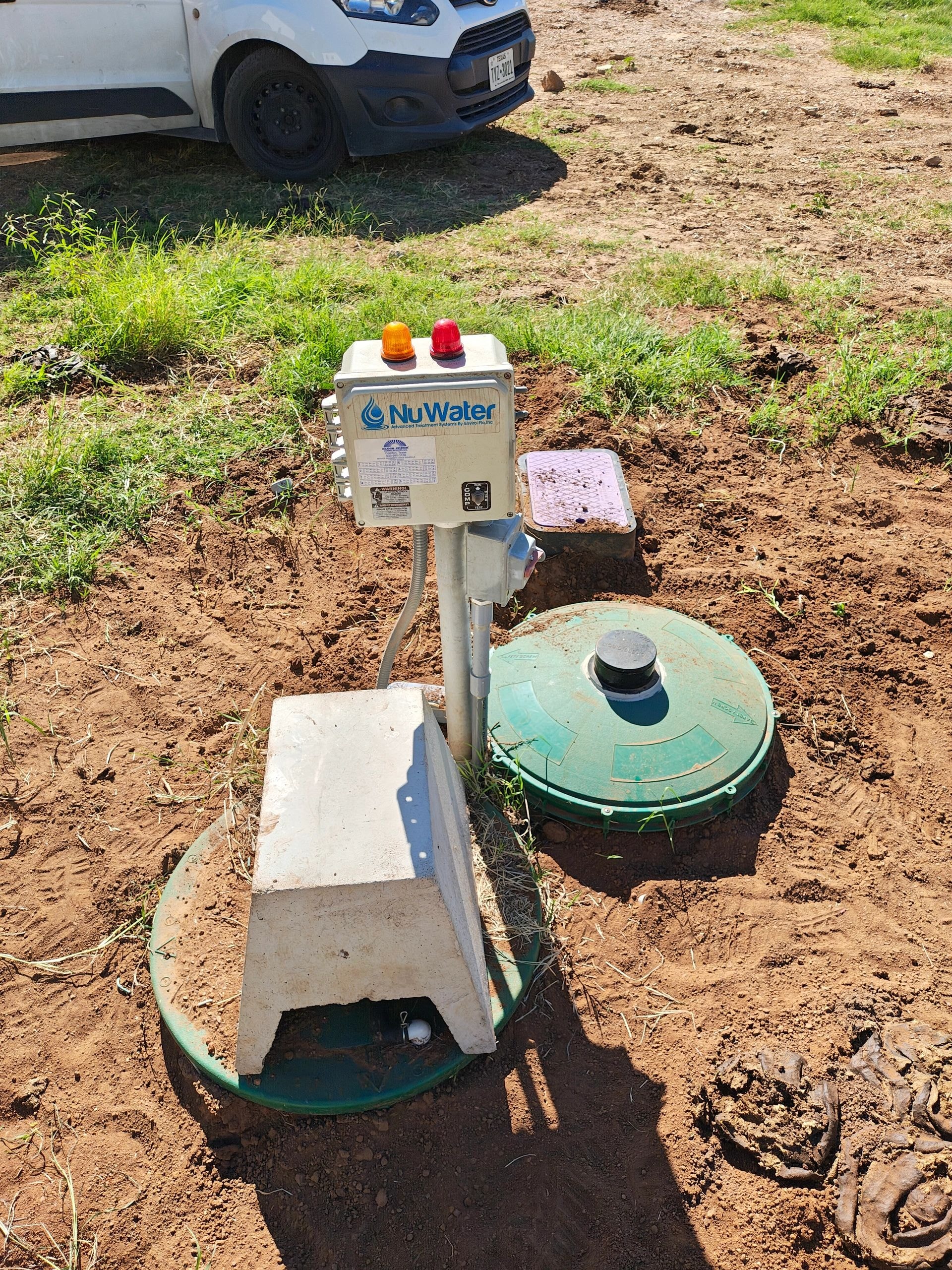 Septic system components and inspection